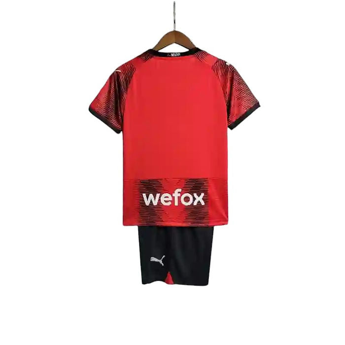 AC Milan Home Kids Kit 2023/2024 - Retro Shirt Stories