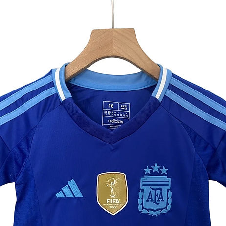 Argentina Away Kids Kit 2024 - Retro Shirt Stories