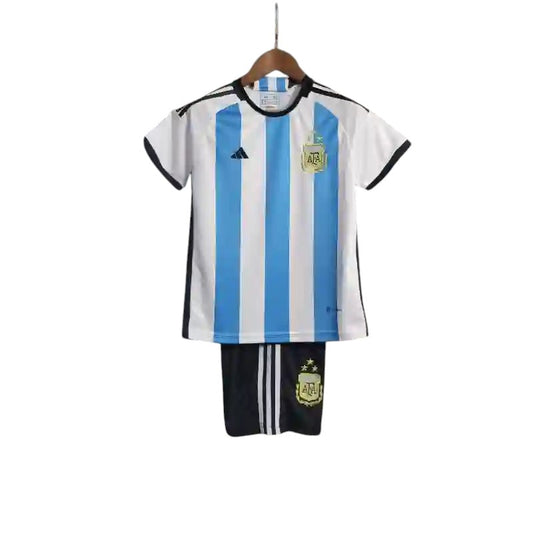 Argentina Home Kids Kit 2022 - Retro Shirt Stories