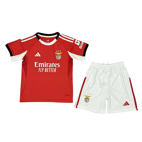 Benfica Home Kids Kit 2025/2026 - Retro Shirt Stories