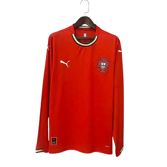 Portugal LS Home Shirt 2025 - Retro Shirt Stories