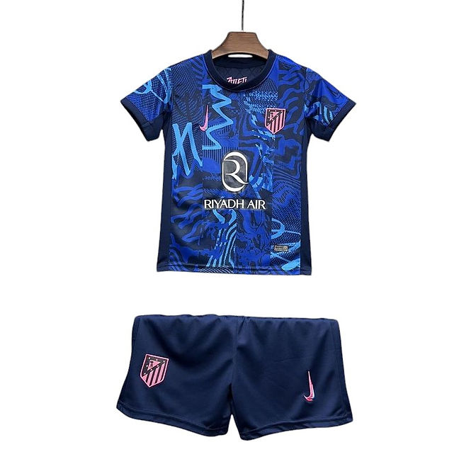 Atlético Madrid 3rd Kids Kit 2024/2025 - Retro Shirt Stories