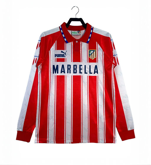 Retro Atlético Madrid LS Home Shirt 1994/1995 - Retro Shirt Stories