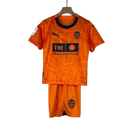 Valencia 3rd Kids Kit 2023/2024 - Retro Shirt Stories