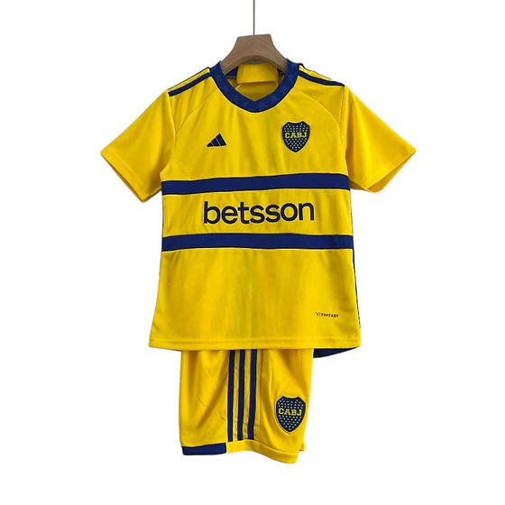 Boca Juniors Away Kids Kit 2023/2024 - Retro Shirt Stories