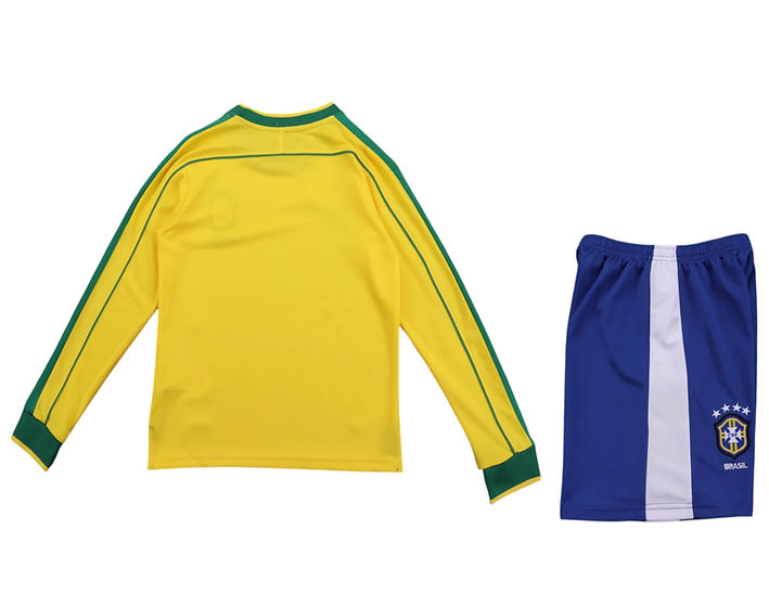 Retro Brazil LS Home Kids Kit 1998 - Retro Shirt Stories