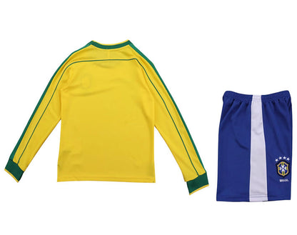 Retro Brazil LS Home Kids Kit 1998 - Retro Shirt Stories