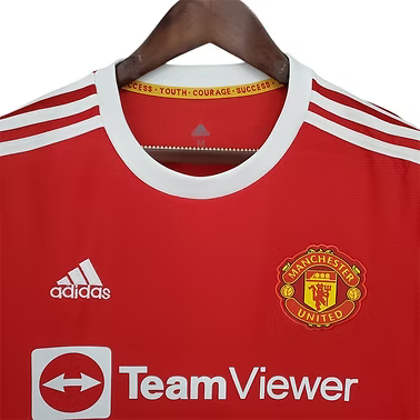 Manchester United LS Home Shirt 2021/2022 - Retro Shirt Stories