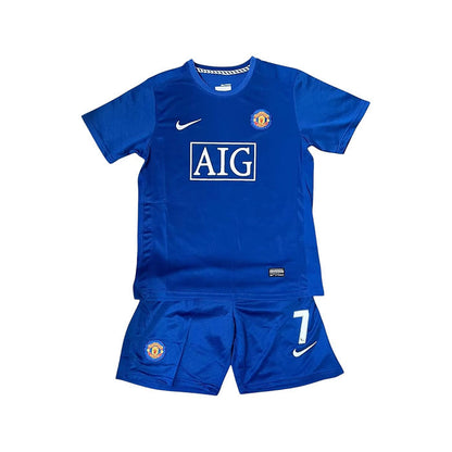 Retro Manchester United 3rd Kids Kit 2008-2009 - Retro Shirt Stories
