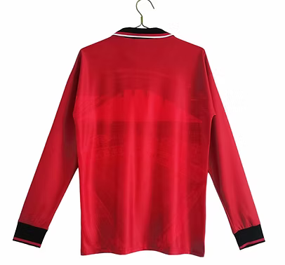 Retro Manchester United LS Home Shirt 1994/1996 - Retro Shirt Stories