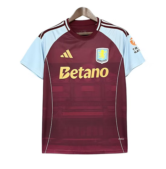 Aston Villa Home Shirt 2025/2026 - Time Warp Kits