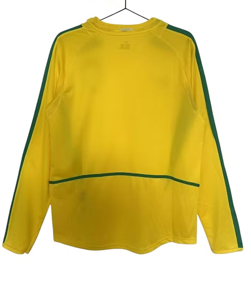 Retro Brazil LS Home Shirt 2002 - Retro Shirt Stories