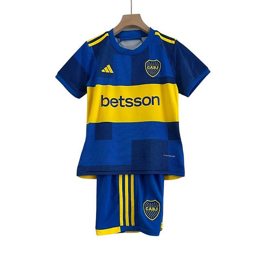 Boca Juniors Home Kids Kit 2023/2024 - Retro Shirt Stories