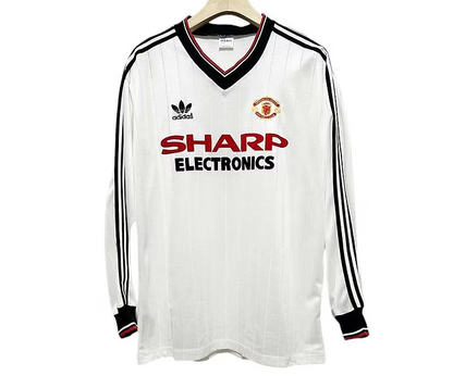 Retro Manchester United LS Away Shirt 1982/1983 - Retro Shirt Stories
