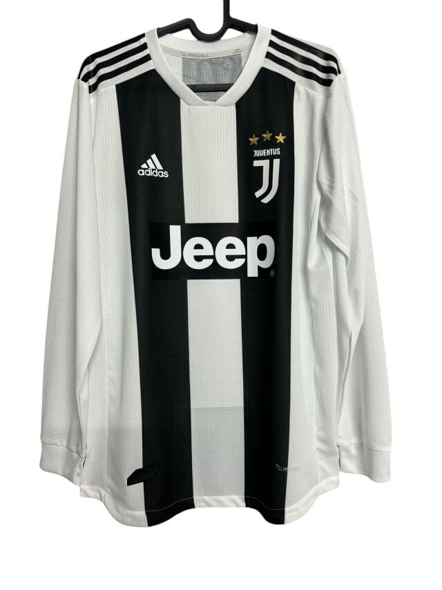 Juventus LS Home Shirt 2018/2019 - Retro Shirt Stories