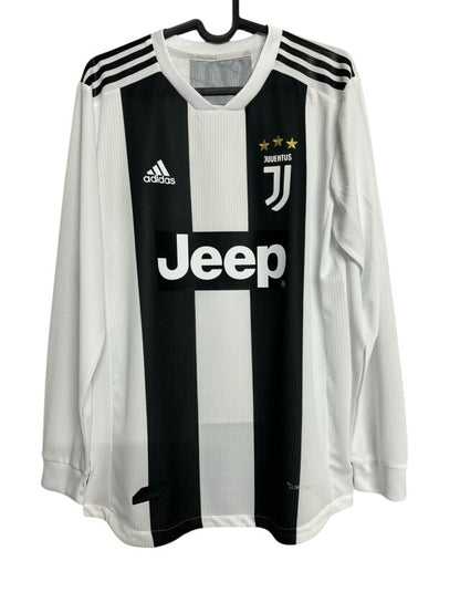 Juventus LS Home Shirt 2018/2019 - Retro Shirt Stories