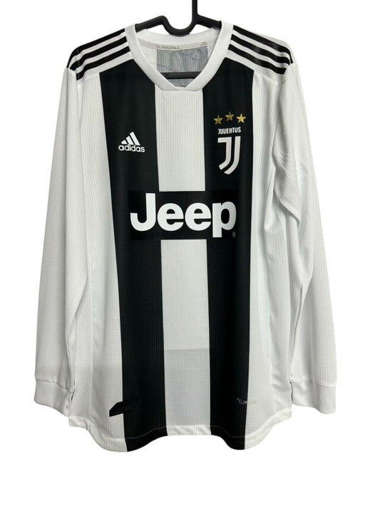 Juventus LS Home Shirt 2018/2019 - Retro Shirt Stories