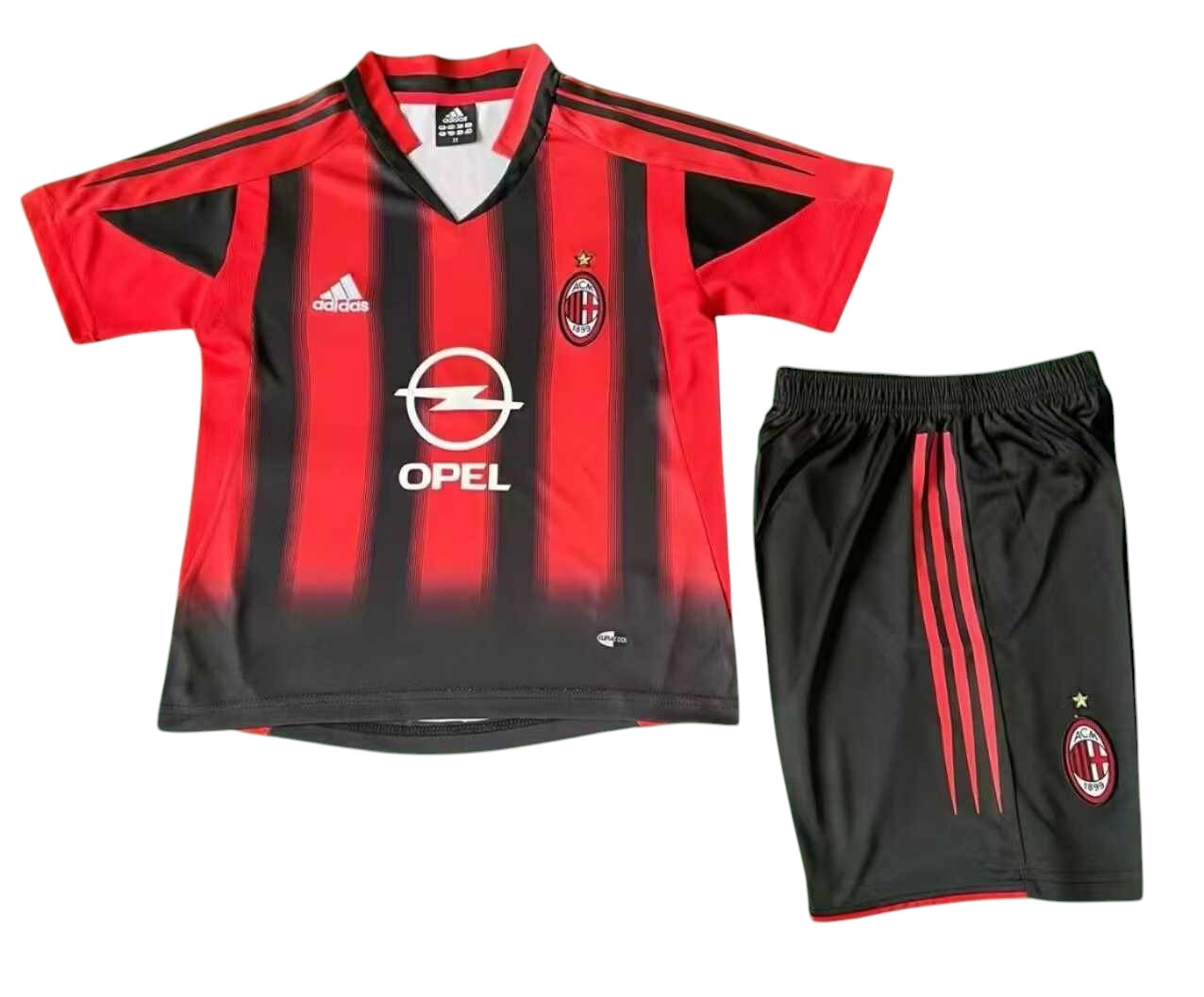 Retro AC Milan Home Kids Kit 2004/2005 - Retro Shirt Stories