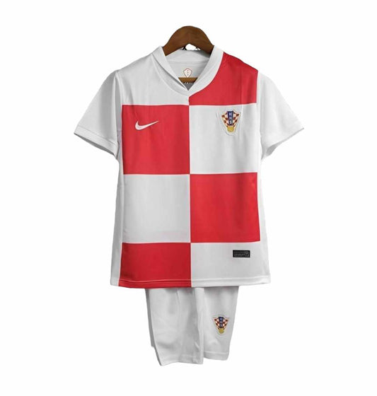 Croatia Home Kids Kit 2024 - Retro Shirt Stories