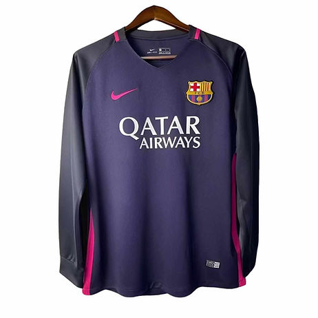 Retro Barcelona LS Away Shirt 2016/2017 - Retro Shirt Stories