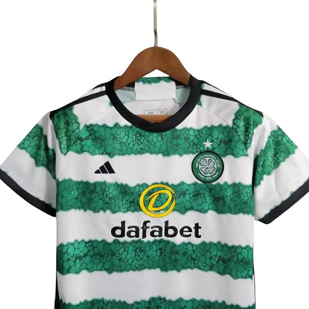 Celtic Home Kids Kit 2023/2024 - Retro Shirt Stories