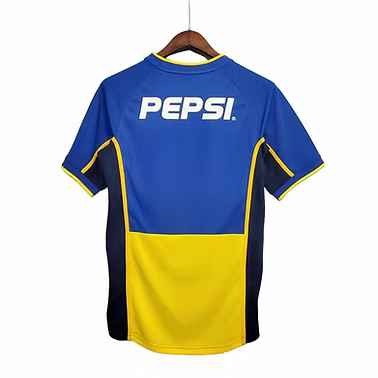 Retro Boca Juniors Home Shirt 2001/2002 - Retro Shirt Stories
