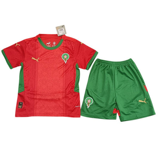 Morocco Home Kids Kit 2024 - Retro Shirt Stories