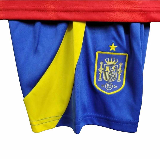 Spain Home Kids Kit 2024 - Retro Shirt Stories