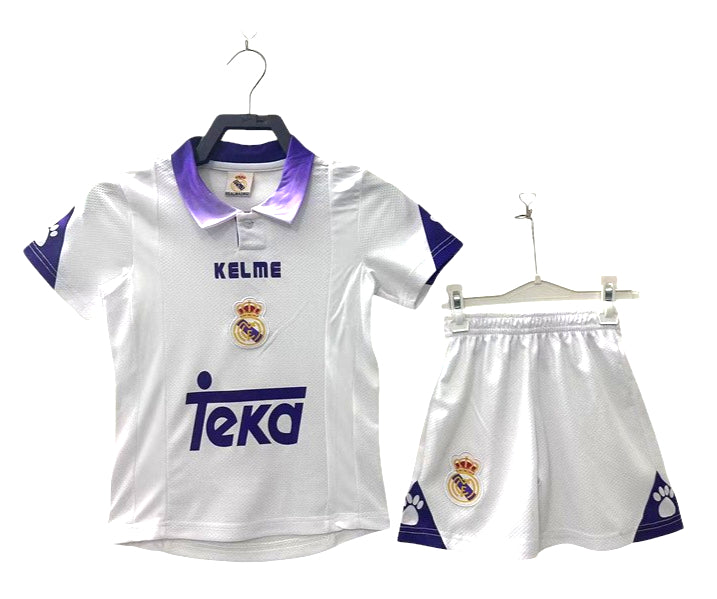 Retro Real Madrid Home Kids Kit 1997/1998 - Retro Shirt Stories
