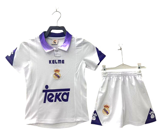 Retro Real Madrid Home Kids Kit 1997/1998 - Retro Shirt Stories