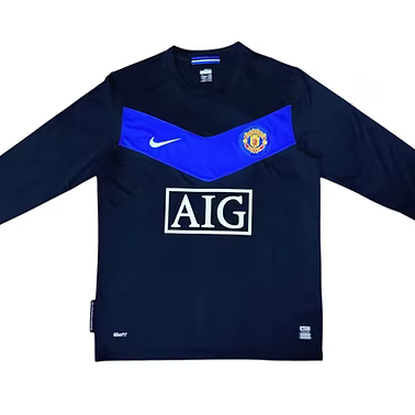 Retro Manchester United LS Away Shirt 2009/2010 - Retro Shirt Stories