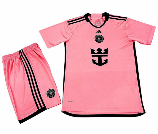 Inter Miami Home Kids Kit 2024/2025 - Retro Shirt Stories