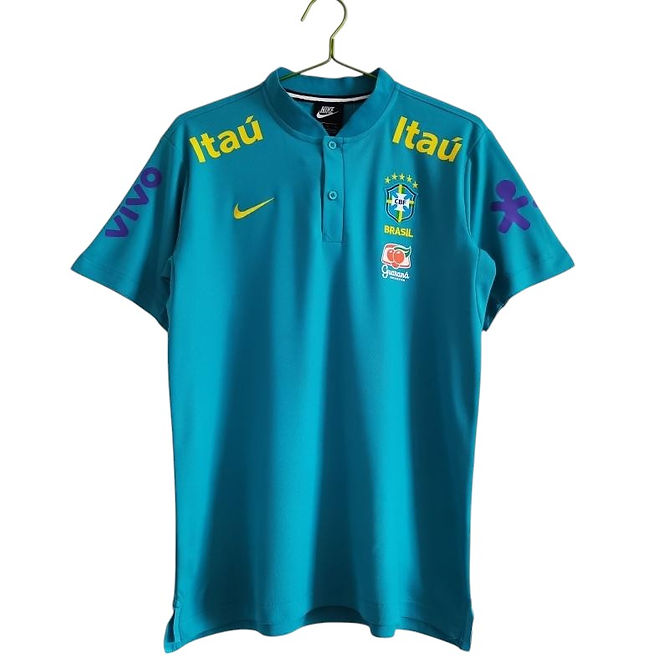 Brazil Training Polo 2021 - Retro Shirt Stories
