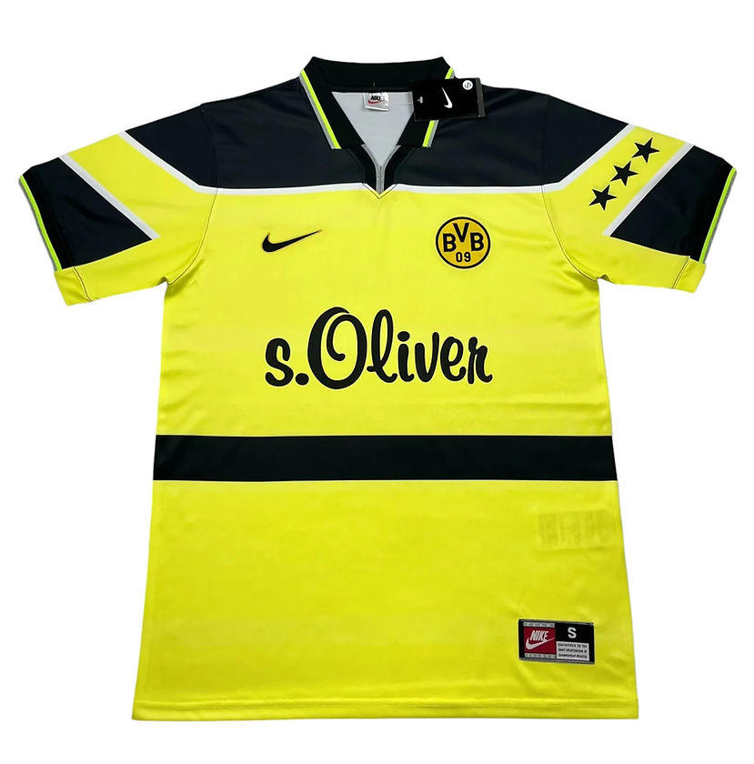 Retro Borussia Dortmund Home Shirt 1997/1998 - Retro Shirt Stories