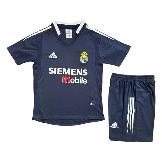 Retro Real Madrid Away Kids Kit 2004/2005 - Retro Shirt Stories