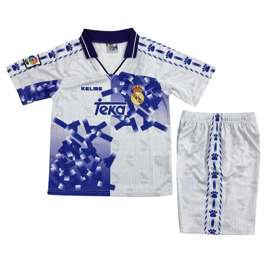 Retro Real Madrid 3rd Kids Kit 1996/1997 - Retro Shirt Stories