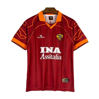 Retro Roma Home Shirt 1999/2000 - Retro Shirt Stories