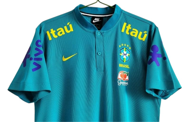 Brazil Training Polo 2021 - Retro Shirt Stories