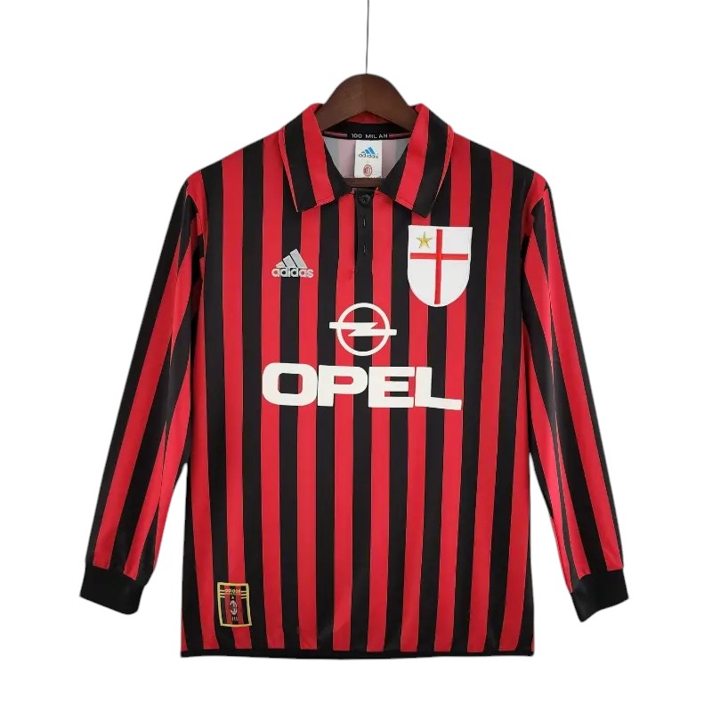 Retro AC Milan LS Home Shirt 1999/2000 - Retro Shirt Stories