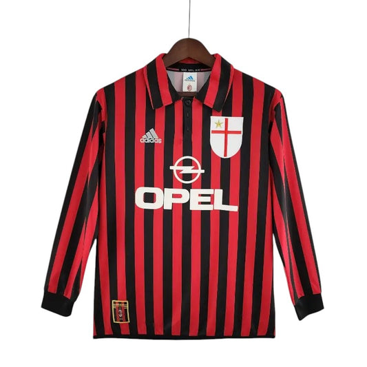 Retro AC Milan LS Home Shirt 1999/2000 - Retro Shirt Stories