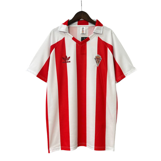 Retro Sporting Gijón Home Shirt 1986/1987 - Retro Shirt Stories