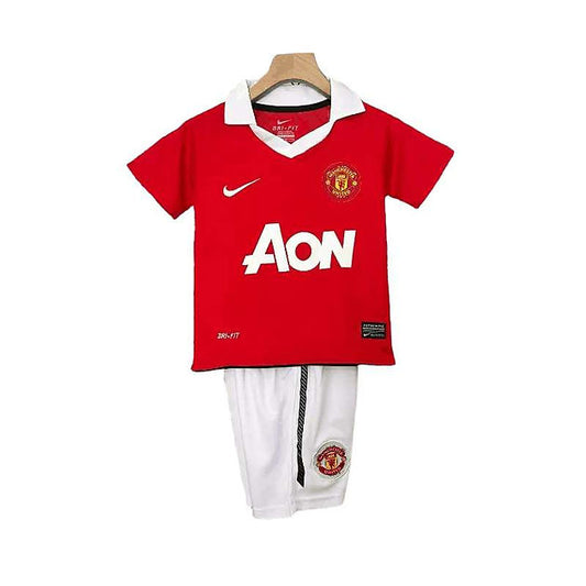 Retro Manchester United Home Kids Kit 2010-2011 - Retro Shirt Stories