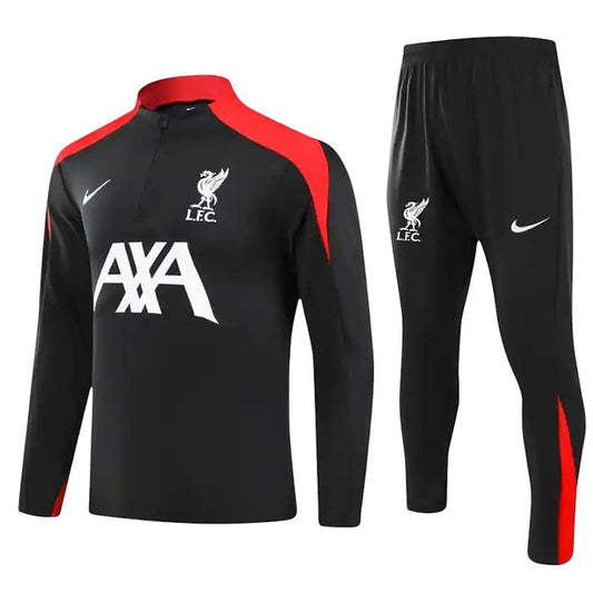 Liverpool Long Sleeve 2024/2025 Training Kit Black - Retro Shirt Stories
