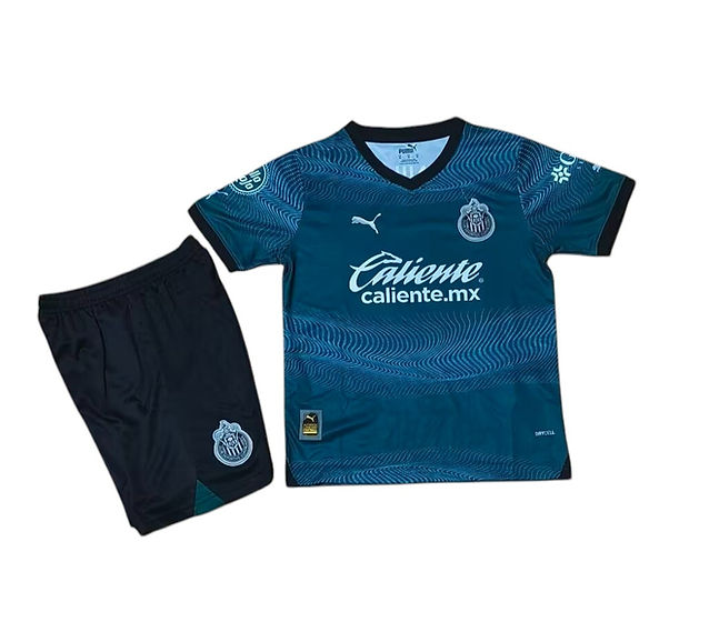 Chivas 3rd Kids Kit 2023/2024 - Retro Shirt Stories