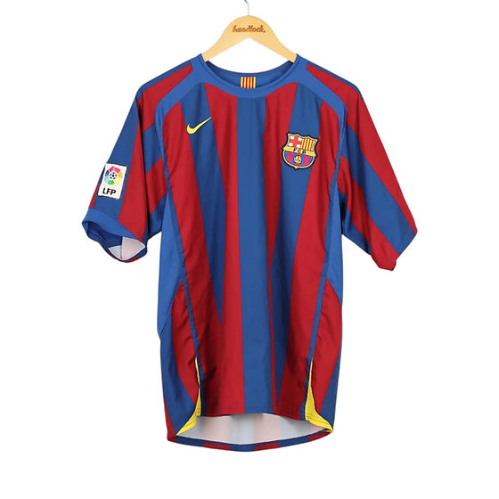 Retro Barcelona Home Shirt 2004/2005 - Retro Shirt Stories
