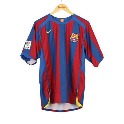 Retro Barcelona Home Shirt 2004/2005 - Retro Shirt Stories