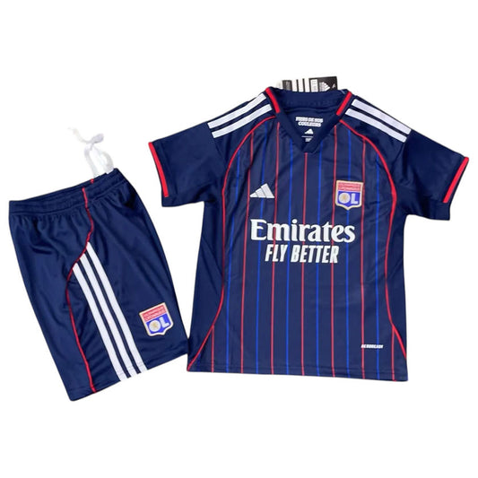 Lyon Away Kids Kit 2025/2026 - Retro Shirt Stories
