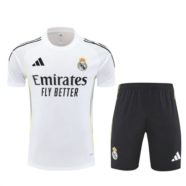 Real Madrid 2025/2026 Kids Training Kit White - Retro Shirt Stories