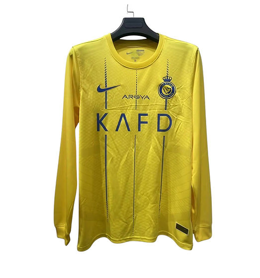 Al-Nassr LS Home Shirt 2023/2024 - Retro Shirt Stories