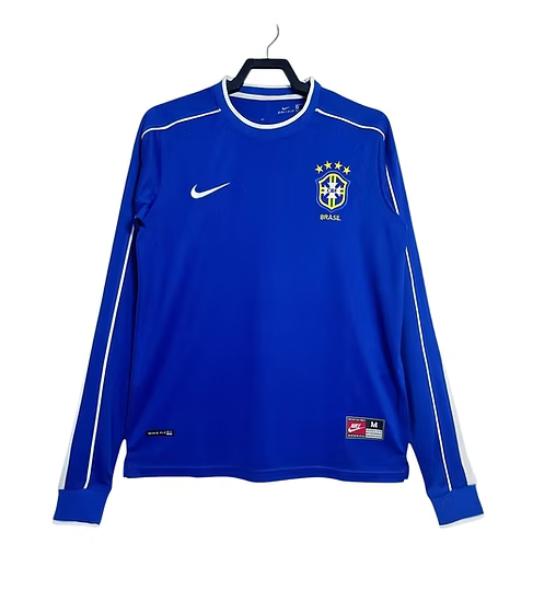 Retro Brazil LS Away Shirt 1998 - Retro Shirt Stories
